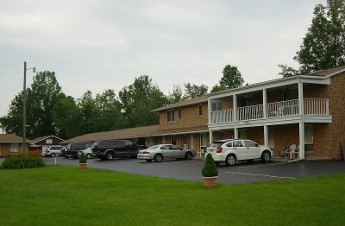 Outside of the Motor Lodge